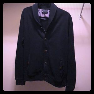 Ted Baker collated cardigan- navy blue